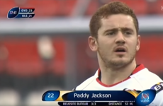 We could watch Paddy Jackson's 53m match-winning penalty on a loop 'til February