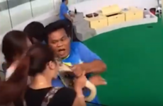 Tourist bitten on the face after trying to kiss a python