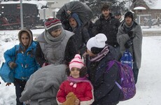 Braving the snow in hope of a better life: 'Nothing can stop them'