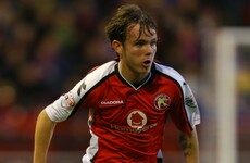 The son of one of Ireland's '02 World Cup heroes is aiming to follow in his father's footsteps