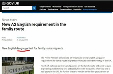 The UK's immigration service made an extremely unfortunate typo