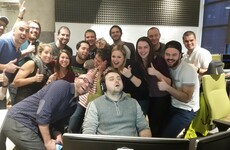 This intern fell asleep on his second day at work and became a glorious meme