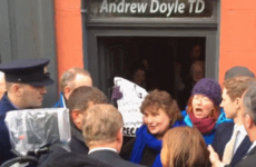 'Get the f*** out of Wicklow': Enda met his first protesters of the election today