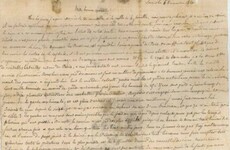 A letter a Frenchman sent to his mother in 1870 has turned up in Australia