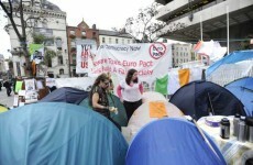 Occupy Dame Street protesters hold march against ‘debt nationalisation’