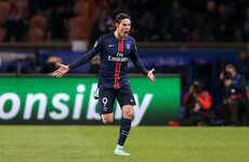 Substitute Cavani has final say as PSG edge thrilling last 16 first-leg