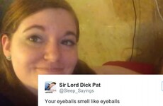 This woman has been secretly tweeting everything her boyfriend says in his sleep