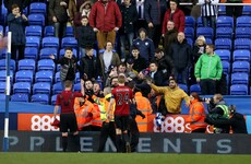 West Brom winger 'disgusted' after being hit in the face with a coin thrown by his own fan