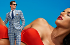 People are giving out about this suit company using half-naked women in their ads