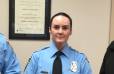 US police officer shot dead on her first shift