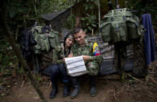 The rebels sleeping with weapons and falling in love in Colombia's jungle
