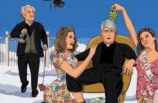 Look at this illustrator's pitch perfect tribute to Dermot Morgan and Frank Kelly