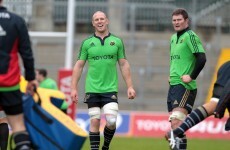 Back to business: Irish rugby stars set to return for Munster