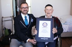 A Holocaust survivor has been named the world's oldest man