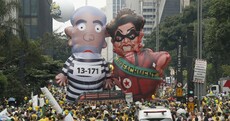 Pictures: An incredible THREE MILLION people have joined an anti-government protest in Brazil