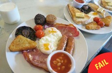 Everyone is giving out yards about this picture of a "full Irish" that went viral overnight