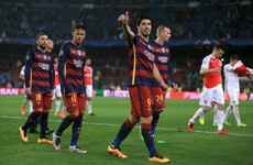 Suarez and Messi shine as Barca put spirited Arsenal to the sword