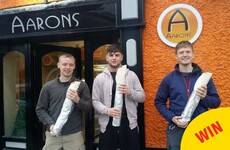 Two lads just beat this Tipp takeaway's insane four foot wrap challenge