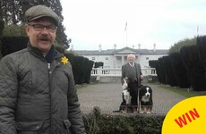 Michael D pulled off the greatest photobomb ever in the Phoenix Park