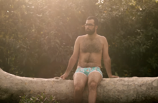 This body positive underwear ad features regular men in all their dadbod glory