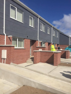 Next month, some people will move into these temporary modular houses in Dublin