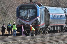 Two dead as train hits digger near Philadelphia