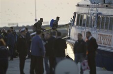 The first migrants have been sent on boats back to Turkey