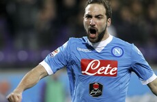 Massive blow for Napoli's title hopes as Higuain handed four-match ban