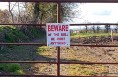 The most Irish warning sign was spotted on a Wexford farm today