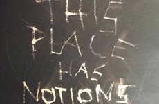 Somebody scrawled the most Irish insult onto the wall of this Dublin pub's jacks