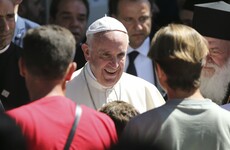 Refugees taken in by the Pope hail the pontiff as a "saviour"