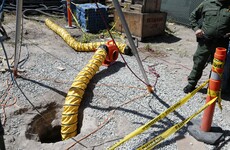 Underground drug tunnel into the US from Mexico discovered beneath bin