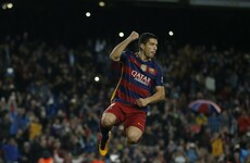 Four for superb Suarez as Barca go back to the summit