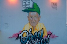 A wonderful Bill O'Herlihy mural has been unveiled on the wall of this Dublin pub