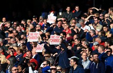 Wenger protesters clash during Arsenal game