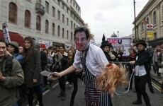 Thousands protest in London over student fees