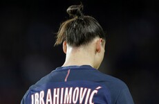 PSG stopped their game in the 10th minute to honour Zlatan tonight