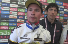 Slovenia's Roglic wins Giro time-trial, Brambilla still in pink