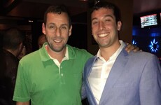 Adam Sandler found his doppelganger online and invited him to a film premiere