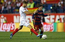 This unbelievable Messi pass was the highlight as Barcelona completed the double
