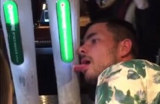 A British tourist got his tongue stuck to a beer tap in this Dublin pub