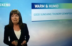 Evelyn Cusack was caught rapid making the best 'Whoops!' face ever on live TV
