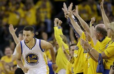 Warriors halfway to title repeat after routing Cavs