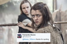 Maisie Williams had the best response to a fan complaining about Game of Thrones spoilers
