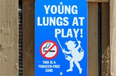 Smoking will soon be banned in most Irish playgrounds