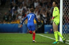 They've gone and done it again! 90th minute Griezmann header to France's rescue