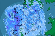 Ireland's under all that rain... somewhere
