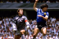 Shilton, Maradona trade barbs over 'Hand of God'