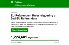 More than 1 million sign petition to rerun EU referendum