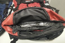 Man busted in Dublin with four rucksacks and 11kg of cocaine